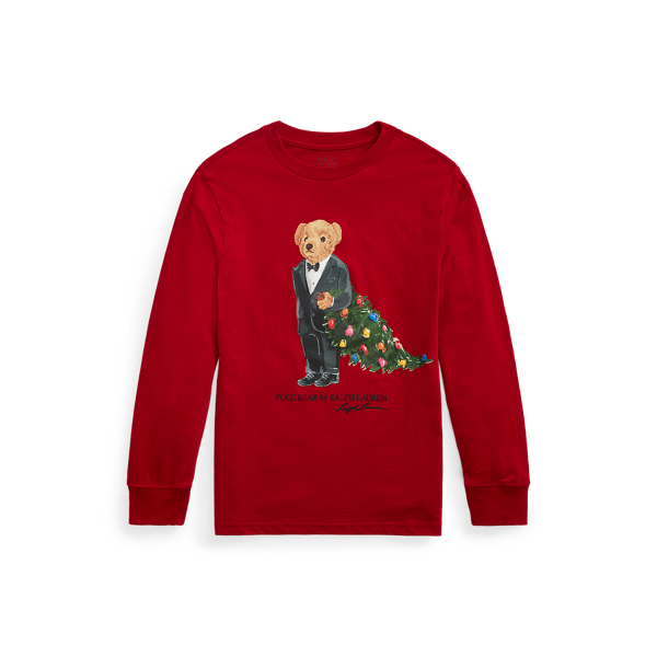 red polo bear t shirt