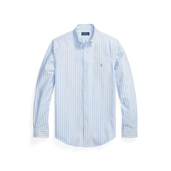 Chemise Oxford cintrée à rayures
