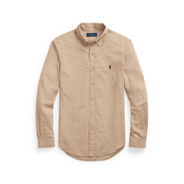 Chemise cintrée en dobby