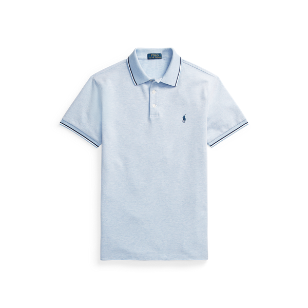 Polo cintré en œil-de-perdrix stretch