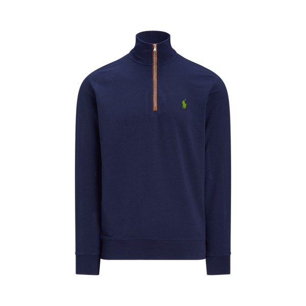 Pull cintré en coton éponge hydrofuge