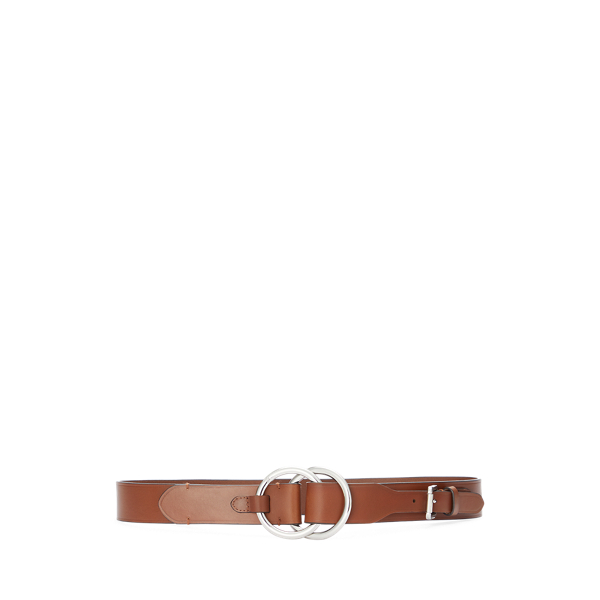 Ralph Lauren Double O Ring Leather Belt Big Apple Buddy