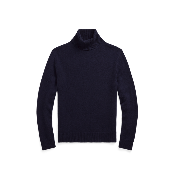 Pull à col roulé en cachemire