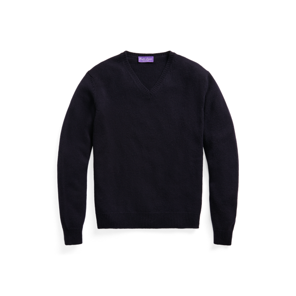 Pull col en V cachemire