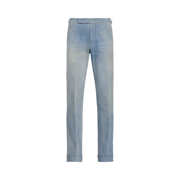 Pantalon de costume Gregory denim délavé