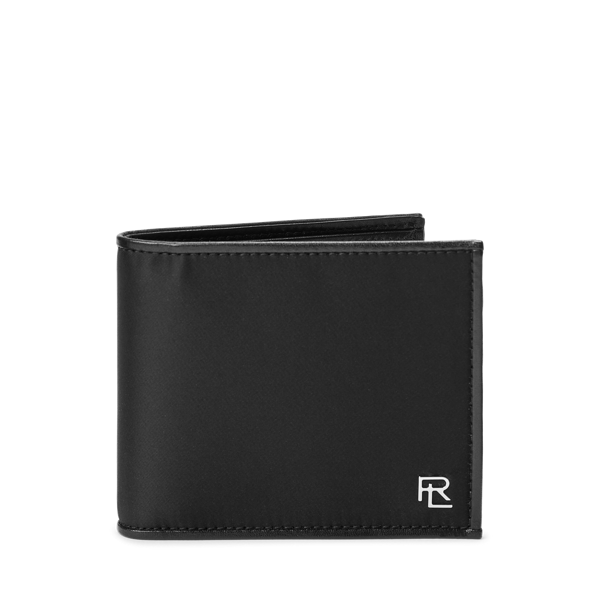 Portefeuille en sergé bordé de vachette