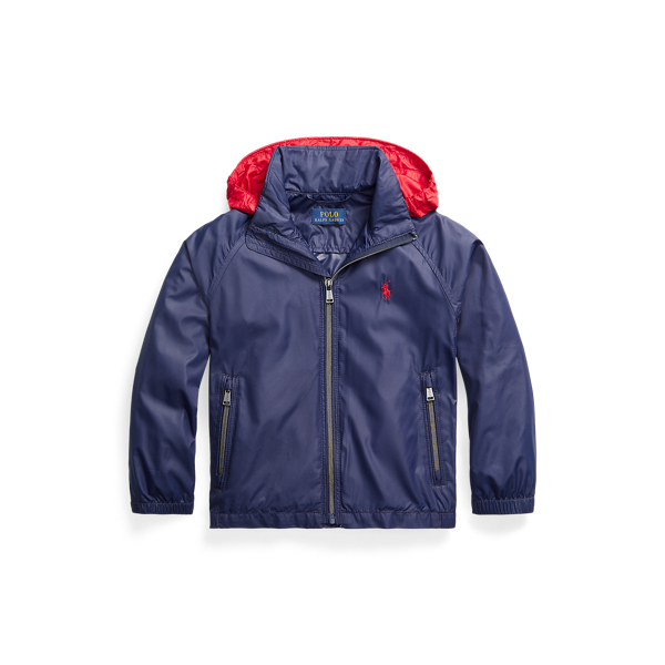 Veste à capuche repliable imperméable