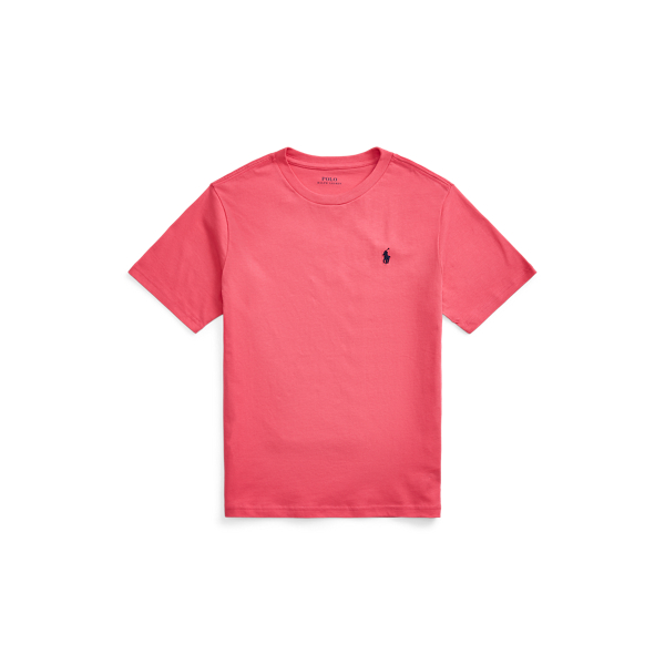 Ralph LaurenRalph Lauren Cotton Jersey Crewneck Tee in Hot Pink Size