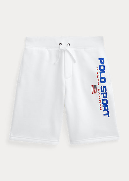 Polo Ralph Lauren Kids' Polo Sport Fleece Short In White