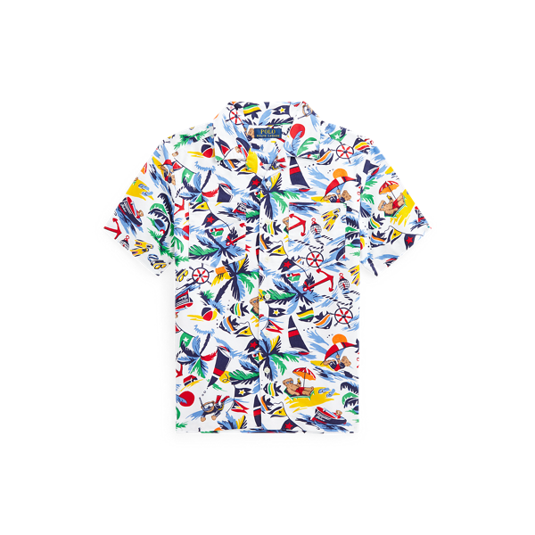 Chemise safari Polo Bear en coton Oxford