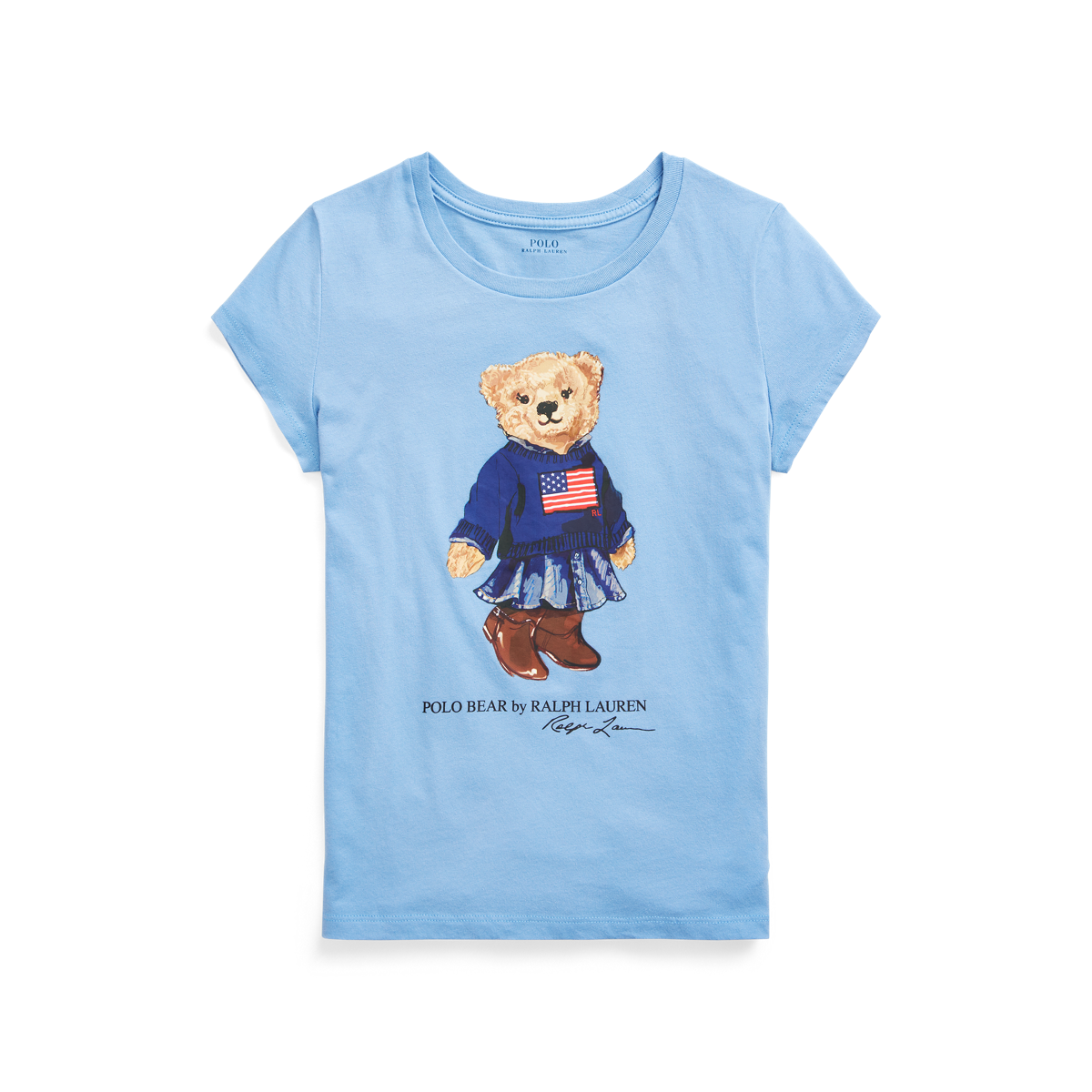 Polo Bear Cotton Jersey Tee