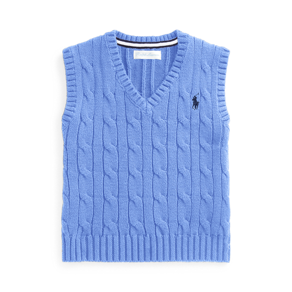 ralph lauren cable knit sweater vest