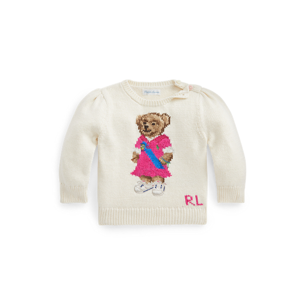 baby pink ralph lauren jumper