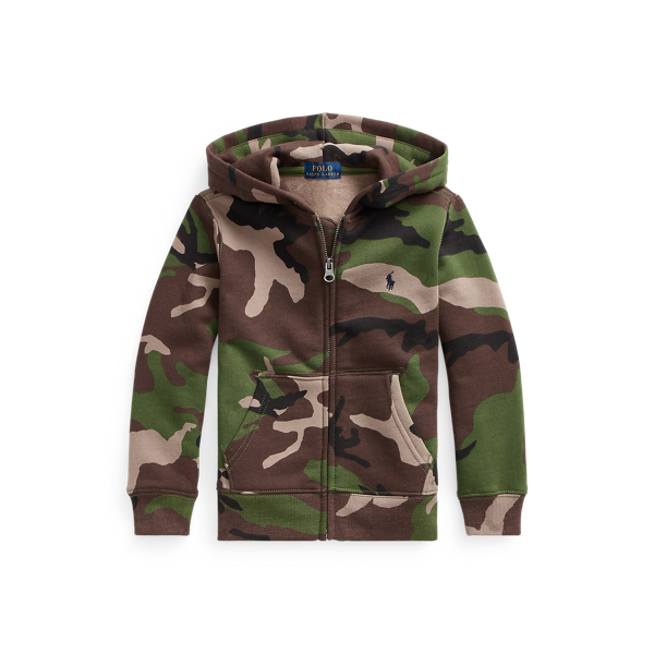 Camo Fleece Full-Zip Hoodie