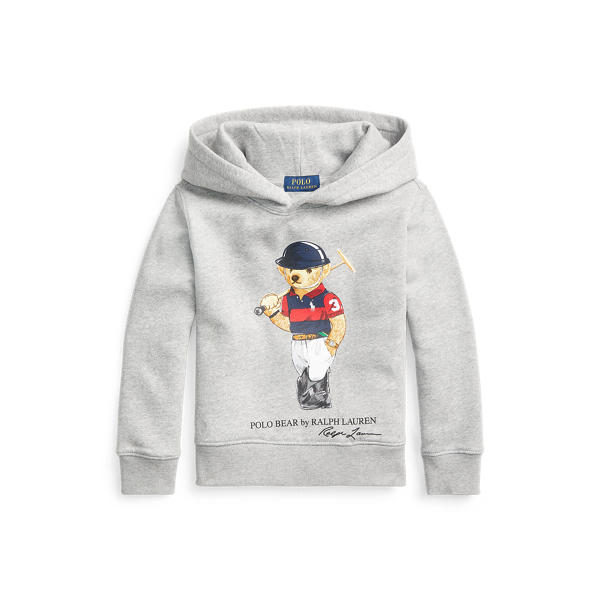 Sweat à capuche Polo Bear molleton