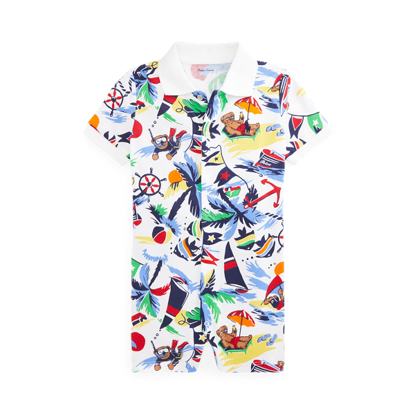 Combishort Polo en coton Polo Bear