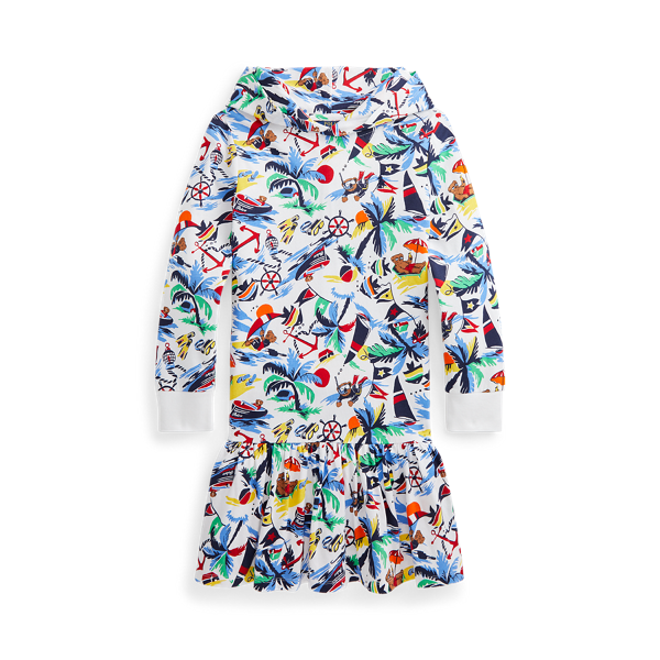 Robe Polo Bear à capuche jersey de coton