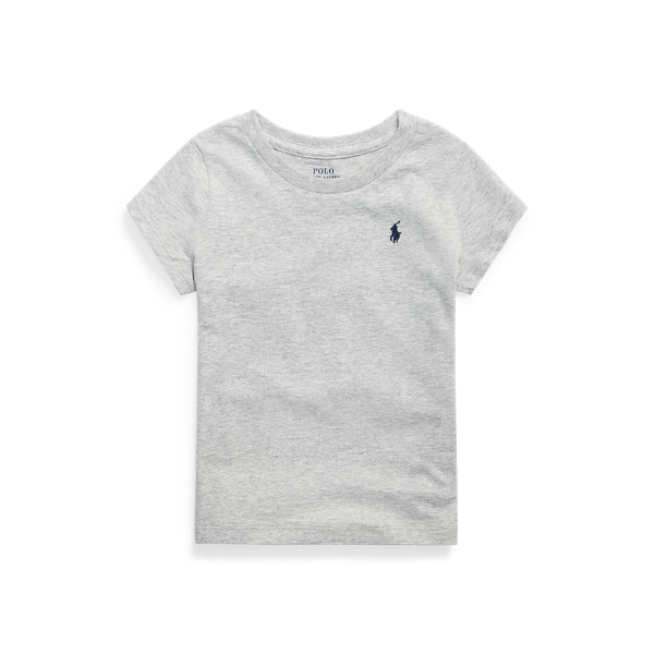 Polo Ralph Lauren Kids' Cotton Jersey Tee In Andover Heather