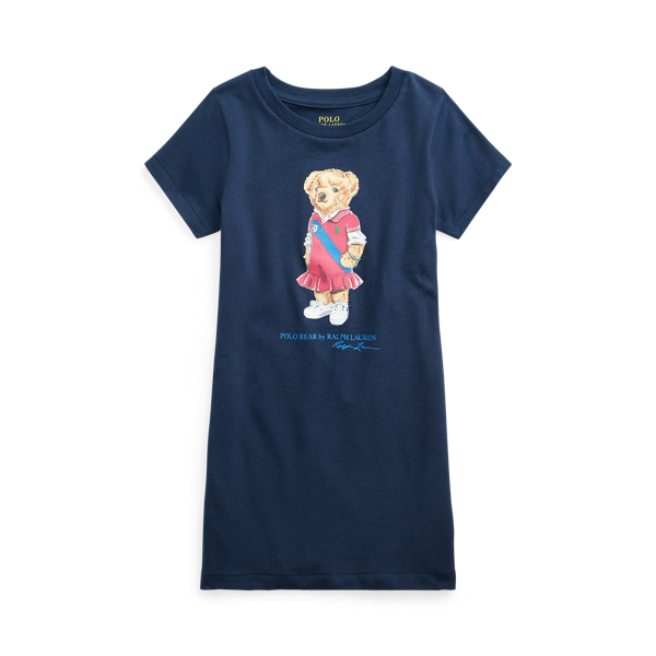 Robe t-shirt Polo Bear jersey de coton
