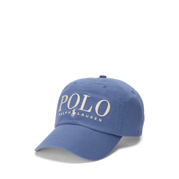 Logo Cotton Chino Ball Cap for Men Ralph Lauren® BE