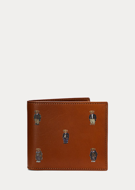 Polo Bear Leather Billfold Wallet for Men | Ralph Lauren® BE