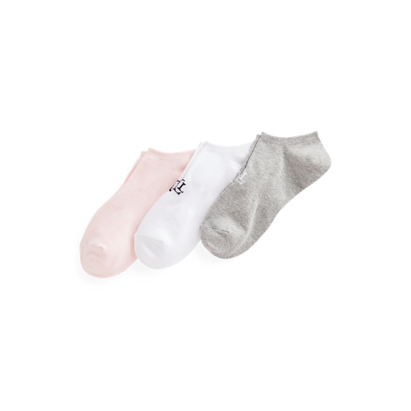 Lauren Ralph Lauren Logo Sock 3-pack In Blush