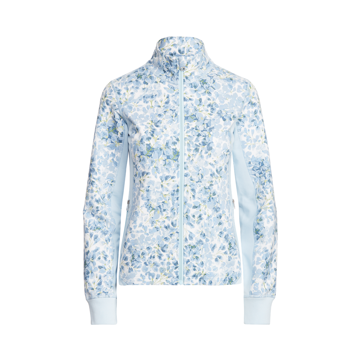 Floral French Terry Full-Zip Jacket