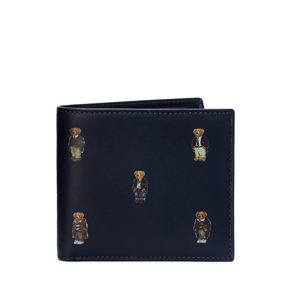 Polo Bear Leather Billfold Wallet for Men | Ralph Lauren® UK