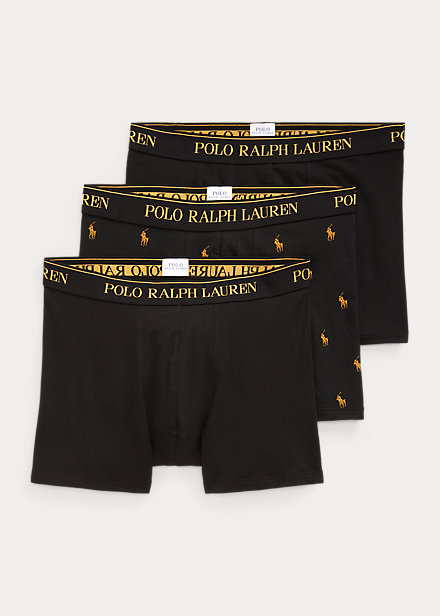 Ralph Lauren Uomo Abbigliamento Intimo Boxer shorts Tre paia di boxer in cotone stretch 