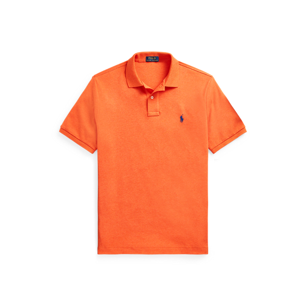 black polo shirt with orange horse