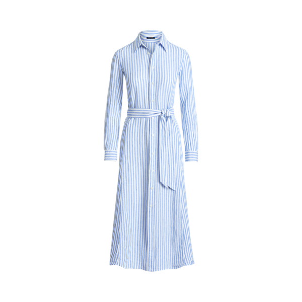 Striped Linen Shirtdress for Women | Ralph Lauren® UK