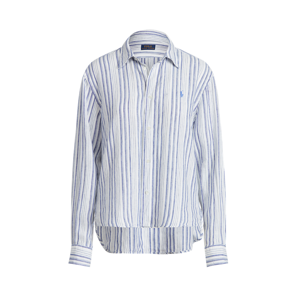 T-shirt En Lin Rayé Homme - Bloomingdale's - Coupe Régulière, Manches Courtes - Confort Toute Saison