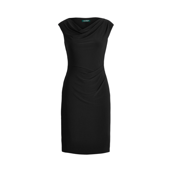 Robe en jersey à col boule