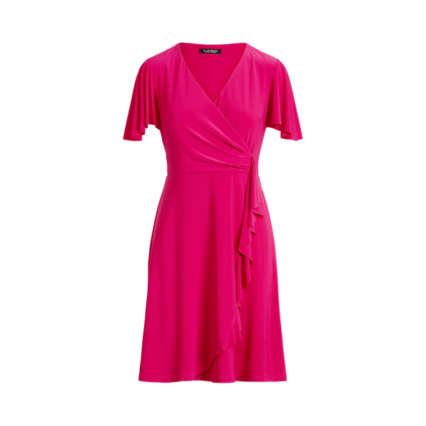 Robe en jersey à volants