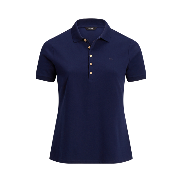 Camisa Polo em piqué elástico