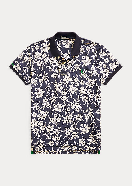 Shop Ralph Lauren The Earth Polo In Navy/cream Floral