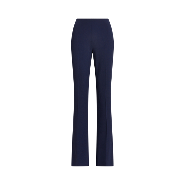 Polo Ralph Lauren Simone Wool Crepe Pant In Bright Navy