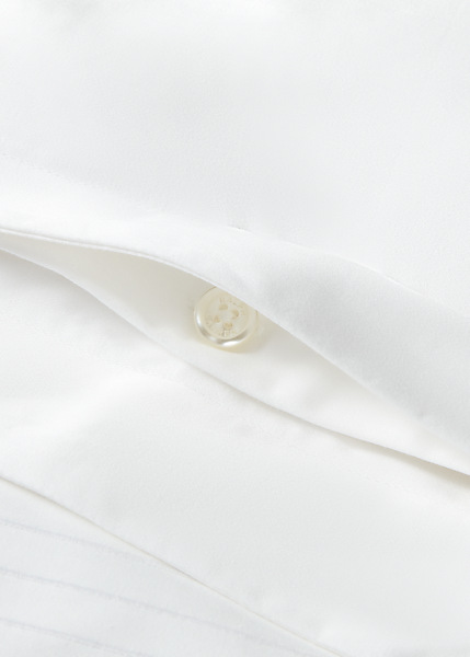Shop Ralph Lauren Organic Cotton Sateen Handkerchief Duvet In Parchment