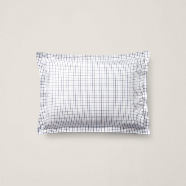 Housse pour coussin motif tattersall
