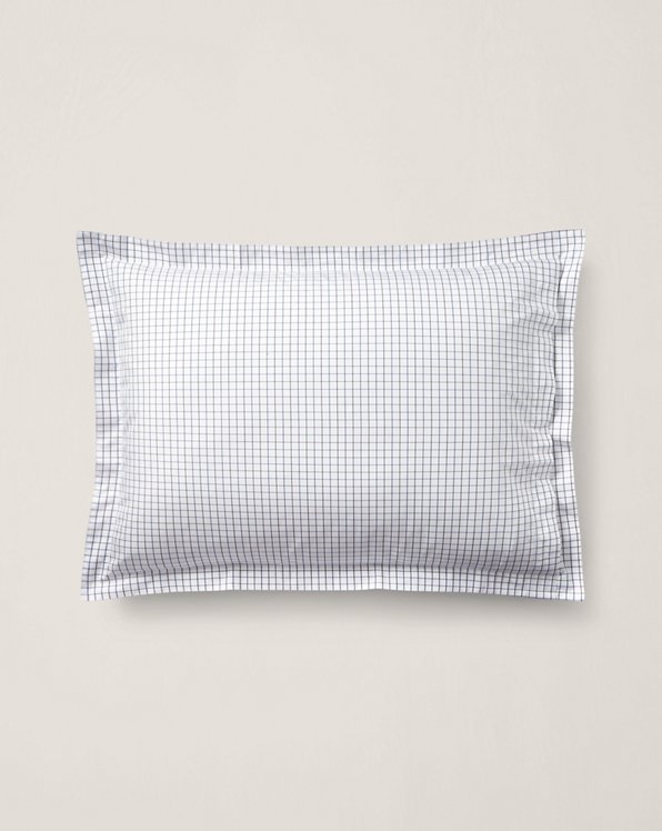 Housse pour coussin motif tattersall