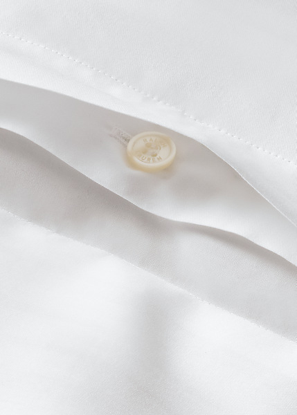 Shop Ralph Lauren Organic Cotton Tuxedo Pleat Sham In White