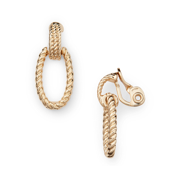 GoldTone Rope DoorKnocker Earrings for Women Ralph Lauren® NL