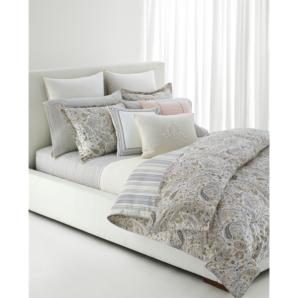 Shop Ralph Lauren Estella Paisley Comforter Set In Cream Multi