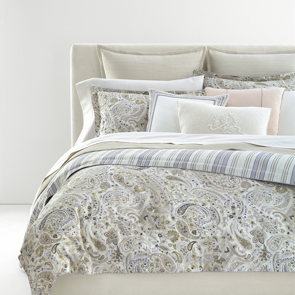 Ralph Lauren Estella Paisley Comforter Set In Cream Multi