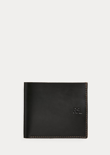 DOUBLE RL LEATHER BILLFOLD,0044080869