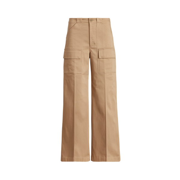 Pantalon cargo à jambe large