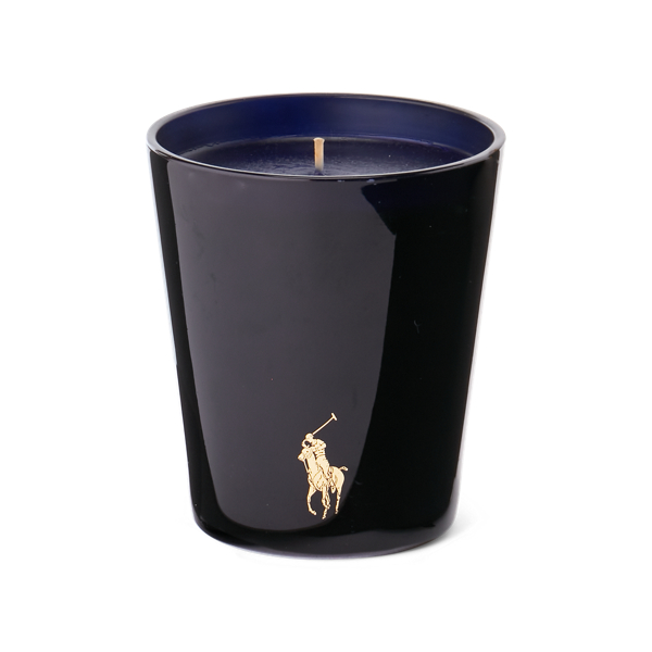 Shop Ralph Lauren St. Germain Candle In Navy / Gold