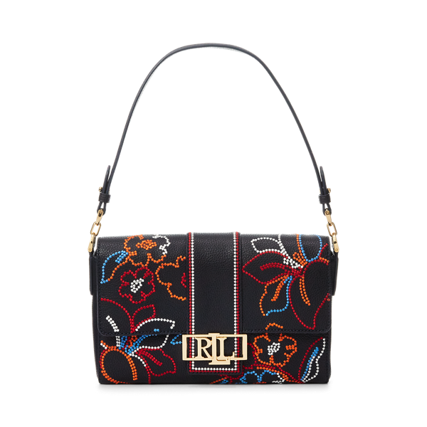 Sac bandoulière Spencer en cuir brodé