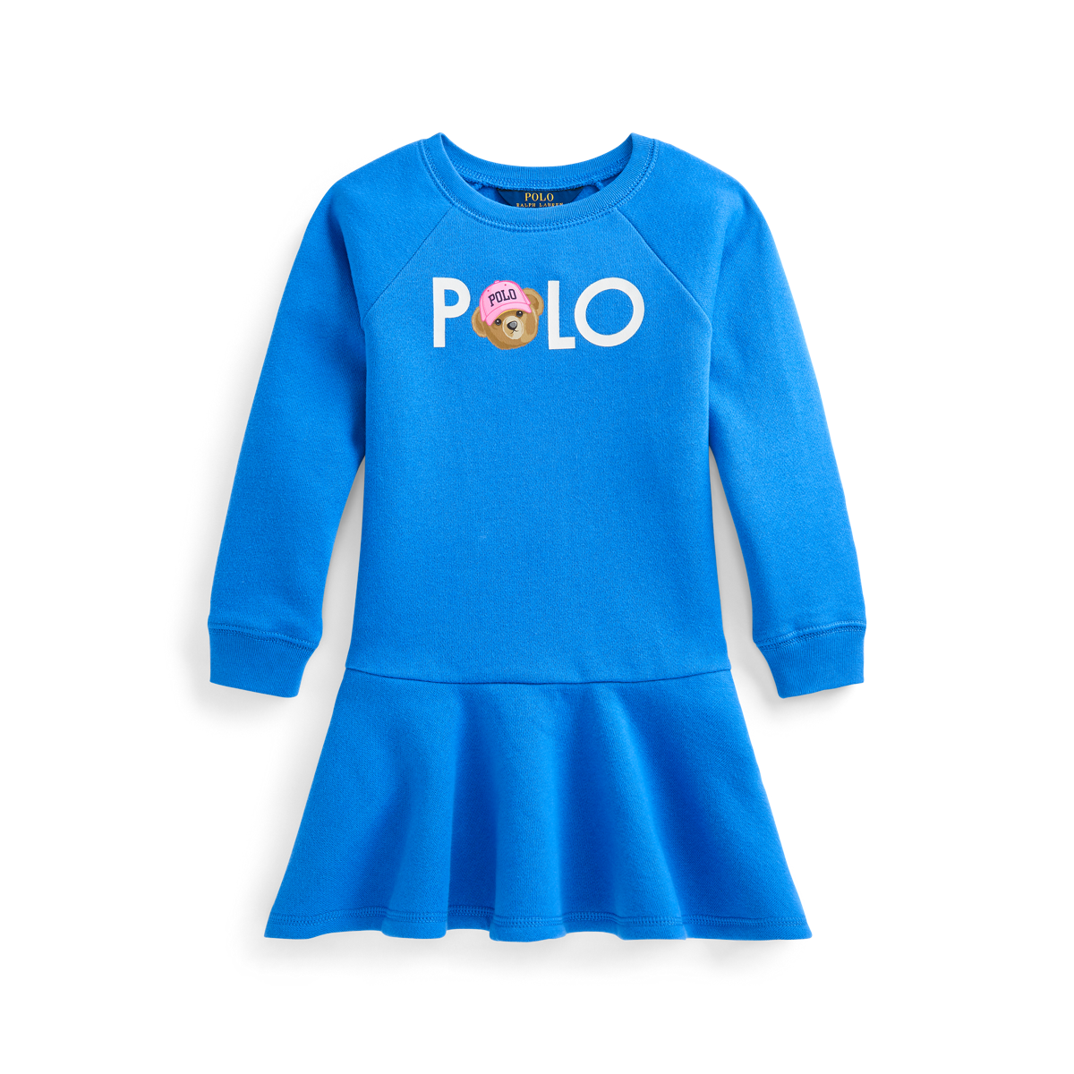 Polo Bear Logo Fleece Dress