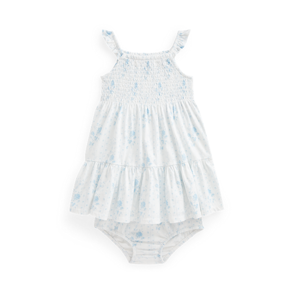 Robe smockée et bloomer